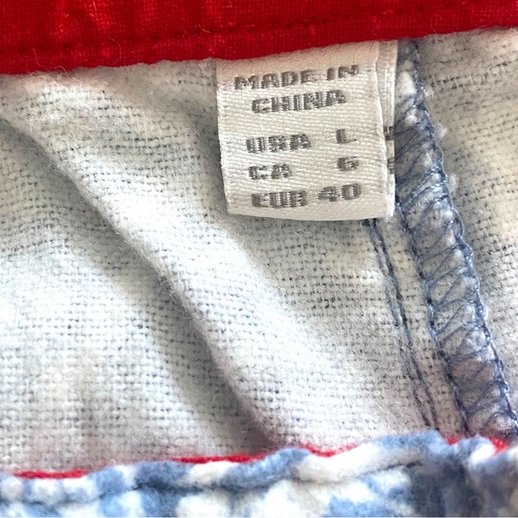 PJ Salvage NWT Winter Scene steel blue flannel sleep pants large 100% cotton - Picture 7 of 8